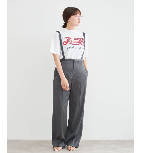 IENA「サスペンダーパンツ」|スラックス|