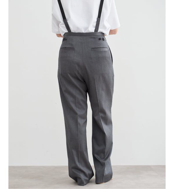 IENA「サスペンダーパンツ」|スラックス|