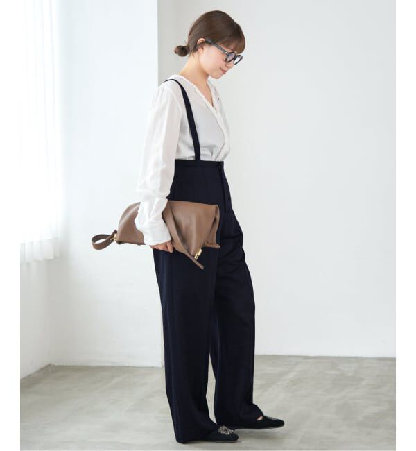 IENA「サスペンダーパンツ」|スラックス|