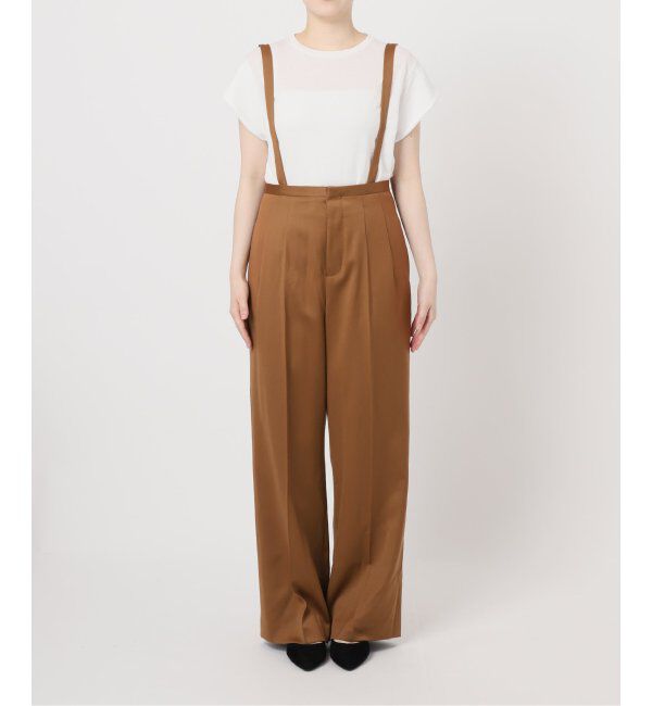 IENA「サスペンダーパンツ」|スラックス|