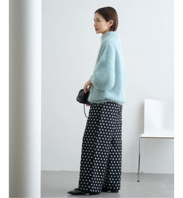 IENA「《WEB限定/追加》ドットジャガードイージーパンツ」|その他|