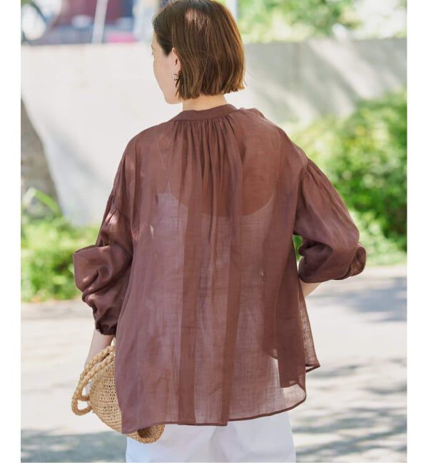 SLOBE IENA「《追加》ラミースキッパーシャツ」|シャツ・ブラウス|