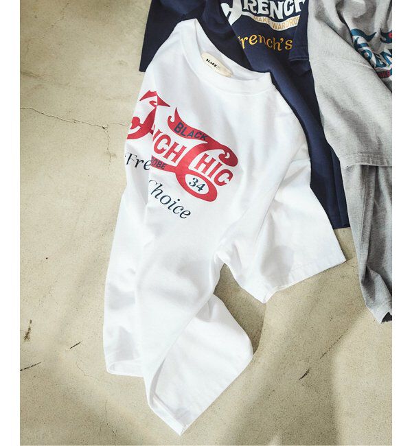 IENA「BLACK フレンチシック Tシャツ」|Tシャツ・カットソー|