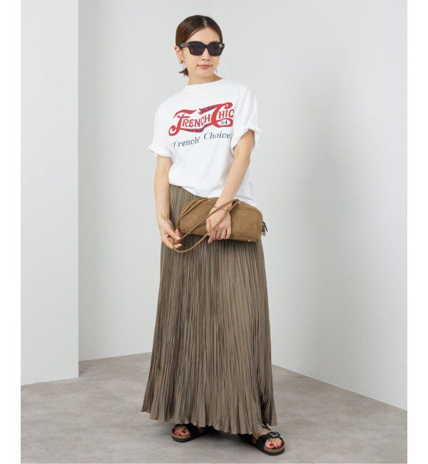 IENA「BLACK フレンチシック Tシャツ」|Tシャツ・カットソー|