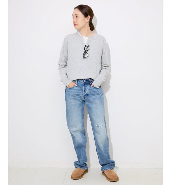 SLOBE IENA「HANES/ヘインズ SLOBE別注 WAFFLE 2パックカットソー」|Tシャツ・カットソー|