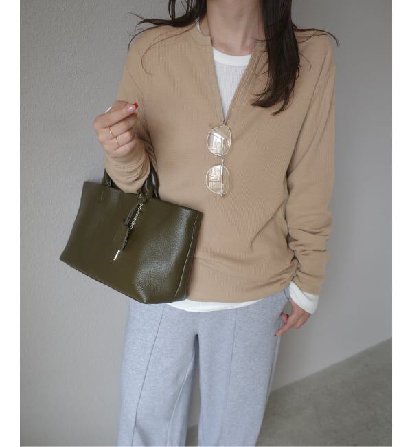 SLOBE IENA「HANES/ヘインズ SLOBE別注 WAFFLE 2パックカットソー」|Tシャツ・カットソー|