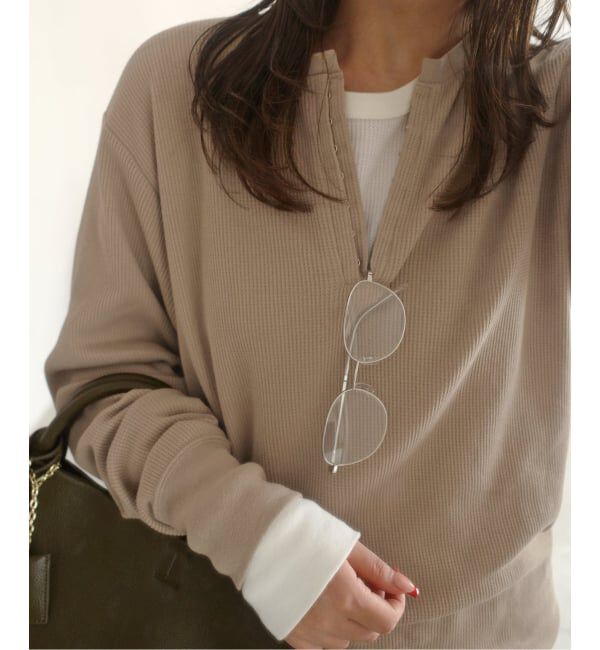 SLOBE IENA「HANES/ヘインズ SLOBE別注 WAFFLE 2パックカットソー」|Tシャツ・カットソー|