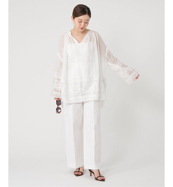 IENA「ラミーチャーチブラウス」|シャツ・ブラウス|