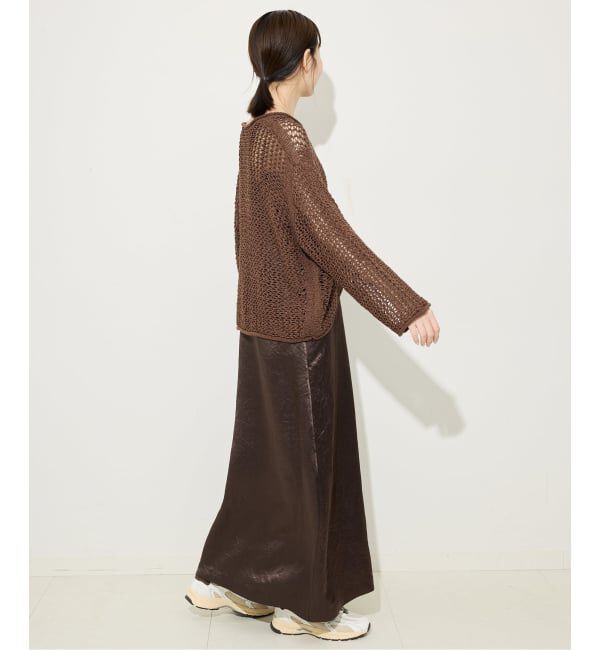 SLOBE IENA「LOGAN/ローガン SLOBE別注 メッシュプルオーバー」|ニット・セーター|