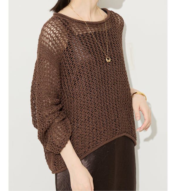 SLOBE IENA「LOGAN/ローガン SLOBE別注 メッシュプルオーバー」|ニット・セーター|