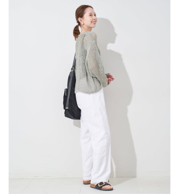 SLOBE IENA「LOGAN/ローガン SLOBE別注 メッシュプルオーバー」|ニット・セーター|