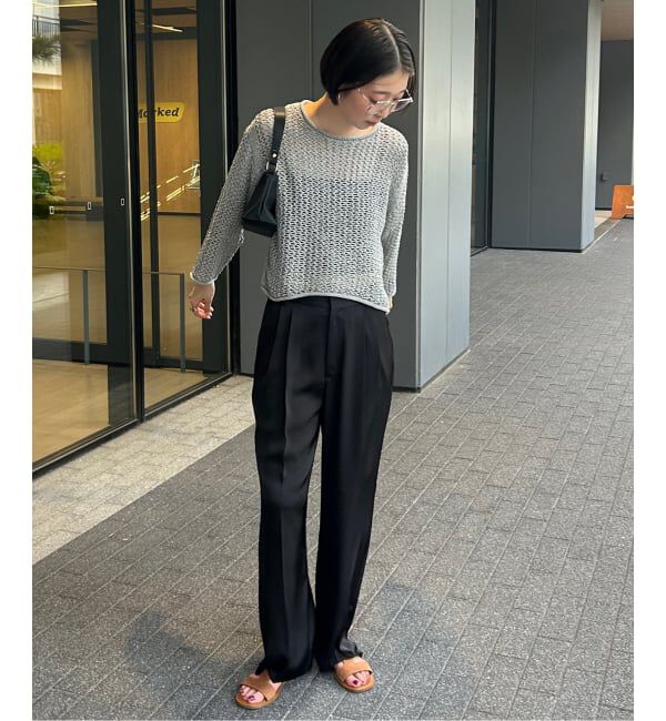 SLOBE IENA「LOGAN/ローガン SLOBE別注 メッシュプルオーバー」|ニット・セーター|