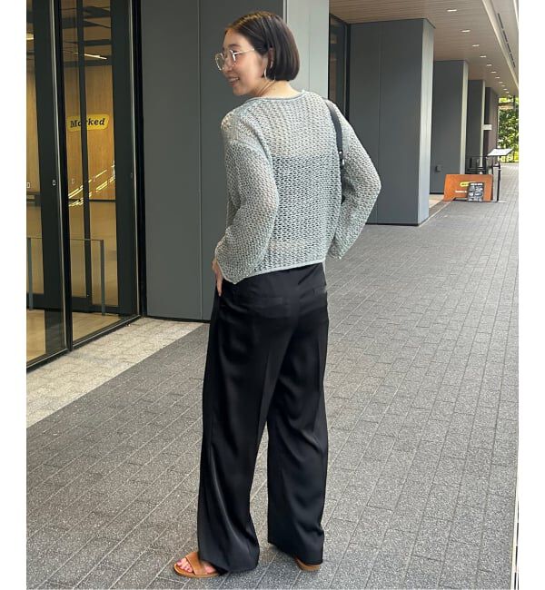 SLOBE IENA「LOGAN/ローガン SLOBE別注 メッシュプルオーバー」|ニット・セーター|