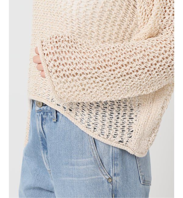 SLOBE IENA「LOGAN/ローガン SLOBE別注 メッシュプルオーバー」|ニット・セーター|