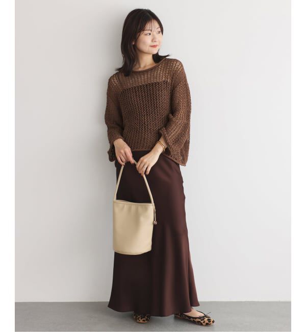 SLOBE IENA「LOGAN/ローガン SLOBE別注 メッシュプルオーバー」|ニット・セーター|