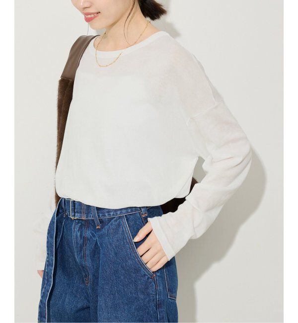 SLOBE IENA「miller/ミラー SLOBE別注 シアードルマンロンTEE」|Tシャツ・カットソー|