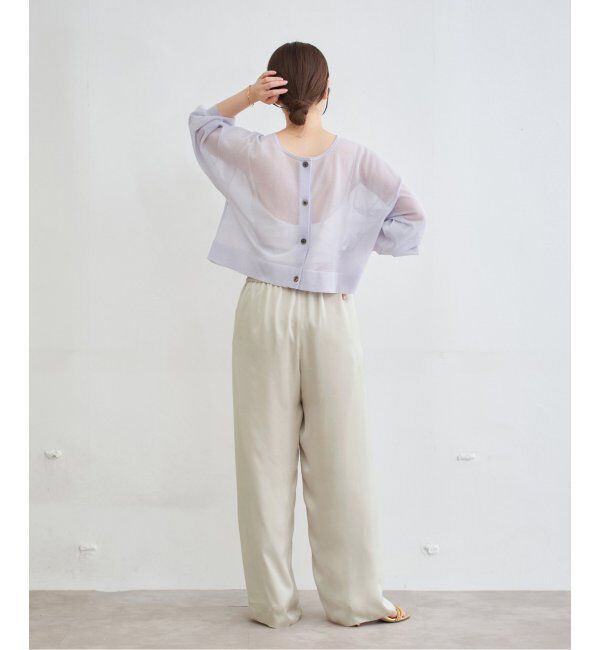 IENA「《追加2》FILMY COTTONカーディガン」|カーディガン|