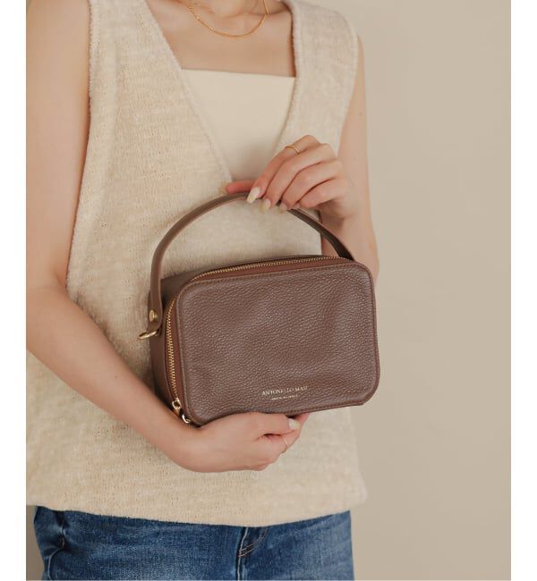 SLOBE IENA「ANTONELLO MASI/アントネッロマージ SLOBE別注 レザーハンドルバッグ」|ハンドバッグ|