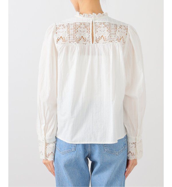 IENA LA BOUCLE「ULLA JOHNSON/ウラ ジョンソン comelia long sleeve ブラウス PF250249」|シャツ・ブラウス|
