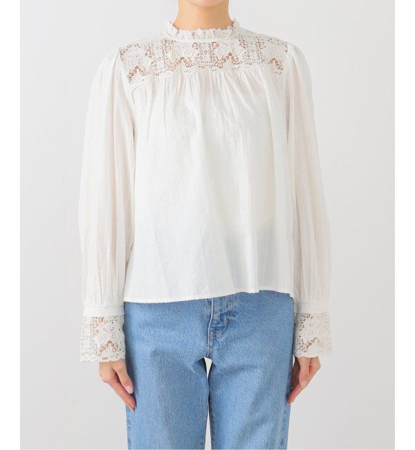 IENA LA BOUCLE「ULLA JOHNSON/ウラ ジョンソン comelia long sleeve ブラウス PF250249」|シャツ・ブラウス|
