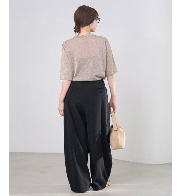 IENA「コクーンパンツ」|スラックス|