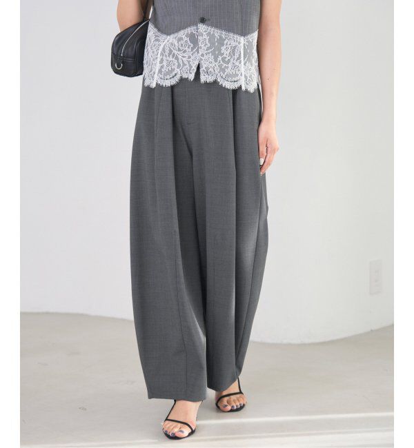 IENA「コクーンパンツ」|スラックス|