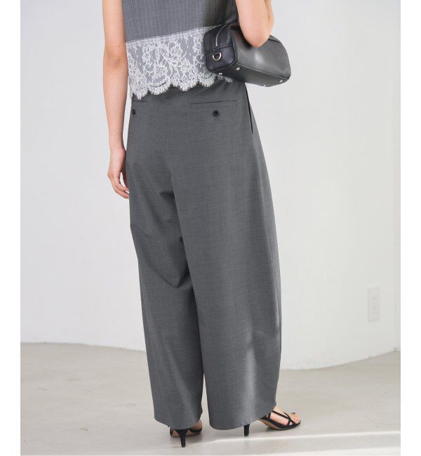 IENA「コクーンパンツ」|スラックス|