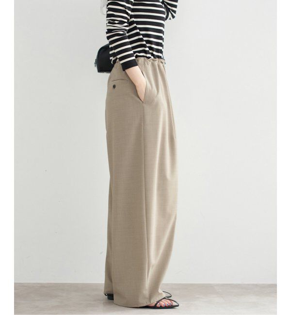 IENA「コクーンパンツ」|スラックス|