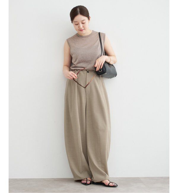 IENA「コクーンパンツ」|スラックス|