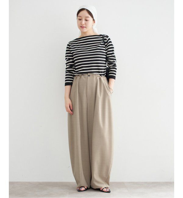 IENA「コクーンパンツ」|スラックス|