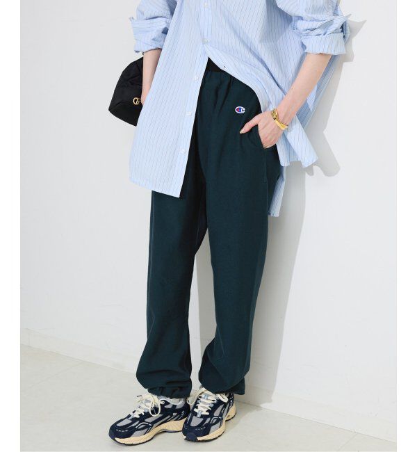 SLOBE IENA「Champion/チャンピオン SLOBE別注 スウェットパンツ」|その他|ネイビー