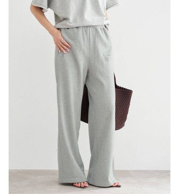 IENA「フレンチテリーストレートパンツ」|その他|グレー