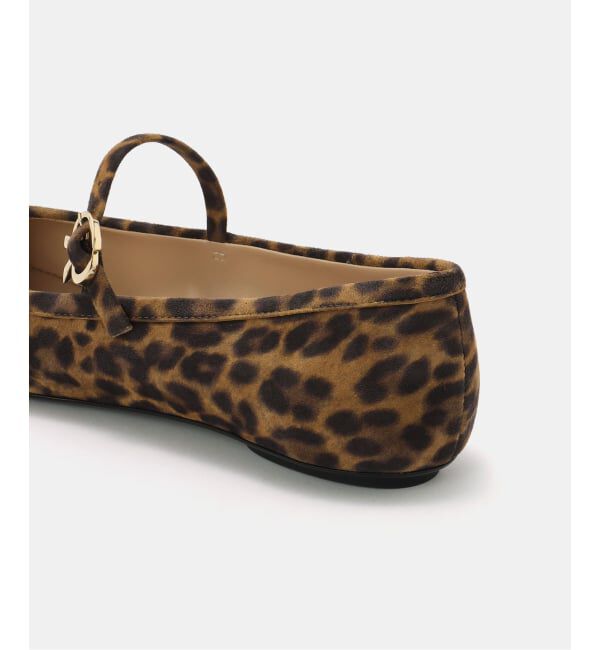 IENA「GIANVITO ROSSI/ジャンヴィト ロッシ CARLA LEOPARD バレエシューズ G22223-05OMCMD」|バレエシューズ|