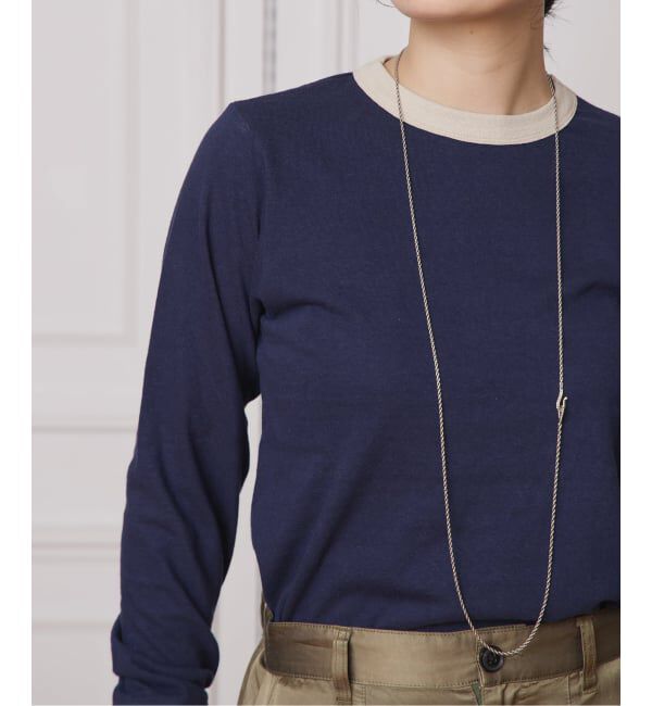 IENA LA BOUCLE「《追加》【fifi original collection】trim ロングスリーブTシャツ」|Tシャツ・カットソー|