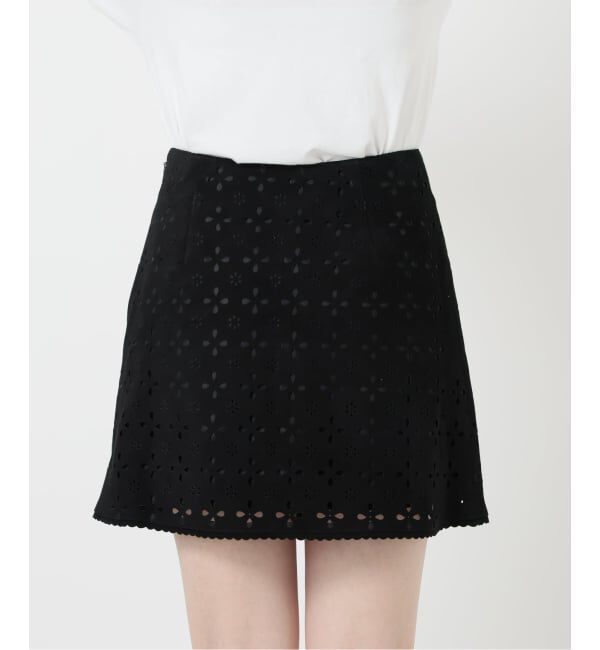 IENA LA BOUCLE「IENA LA BOUCLE Punching Suede Mini Skirt」|スカート|