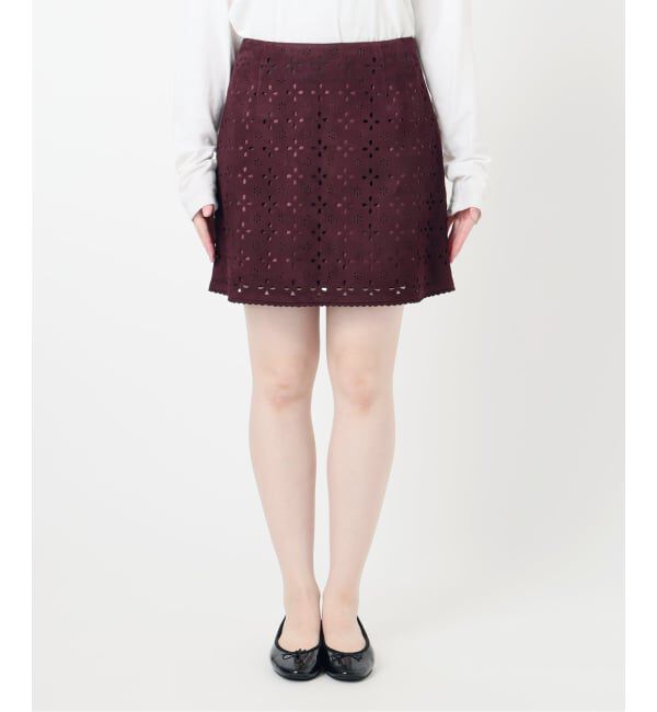 IENA LA BOUCLE「IENA LA BOUCLE Punching Suede Mini Skirt」|スカート|