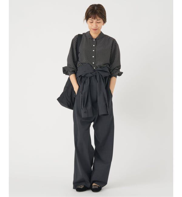 IENA「ミニラウンドカラーブラウス」|シャツ・ブラウス|