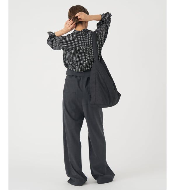 IENA「ミニラウンドカラーブラウス」|シャツ・ブラウス|