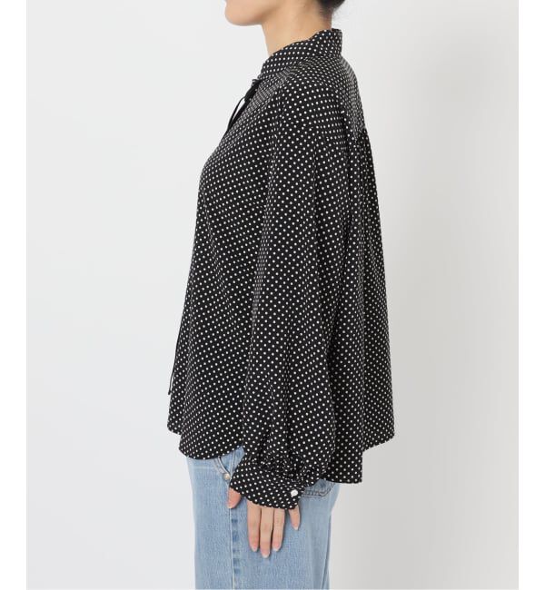 IENA「ミニラウンドカラーブラウス」|シャツ・ブラウス|