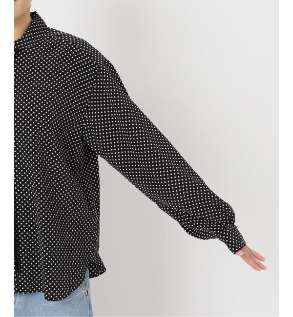 IENA「ミニラウンドカラーブラウス」|シャツ・ブラウス|