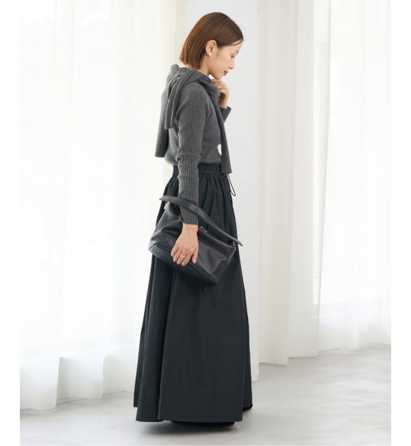 IENA「《追加》イタリア ヤーン RIB クループルオーバー」|ニット・セーター|