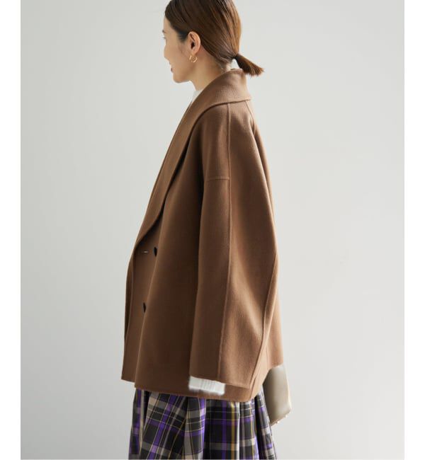 IENA「《追加》Super160 ショールカラーハーフコート」|その他|