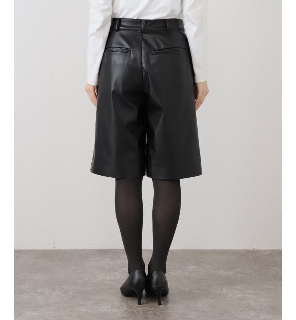 IENA「フェイクレザーハーフパンツ」|その他|