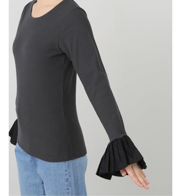 SLOBE IENA「テレコバルーンスリーブプルオーバー」|Tシャツ・カットソー|