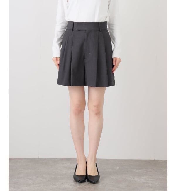 SLOBE IENA「タックショートトパンツ」|その他|グレーA