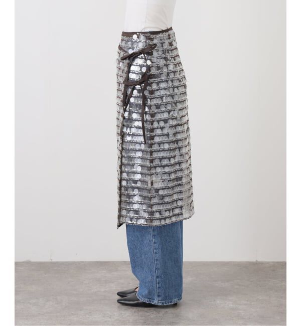 SLOBE IENA「HOSBJERG/ホスビョーグ スパンコールスカート 2792VENEDA SKIRT」|スカート|