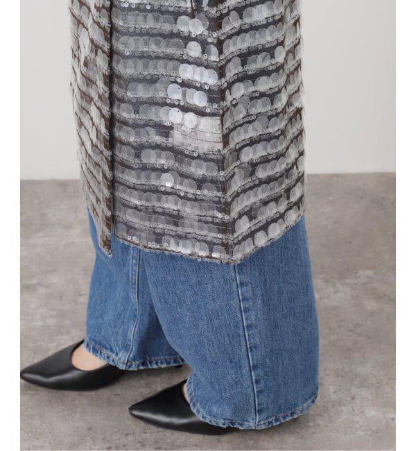 SLOBE IENA「HOSBJERG/ホスビョーグ スパンコールスカート 2792VENEDA SKIRT」|スカート|