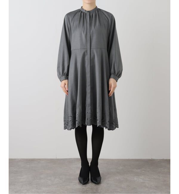 IENA「エンブロイダードティアードレス」|ワンピース|