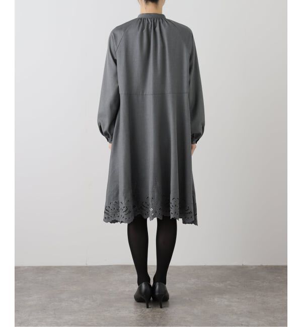 IENA「エンブロイダードティアードレス」|ワンピース|