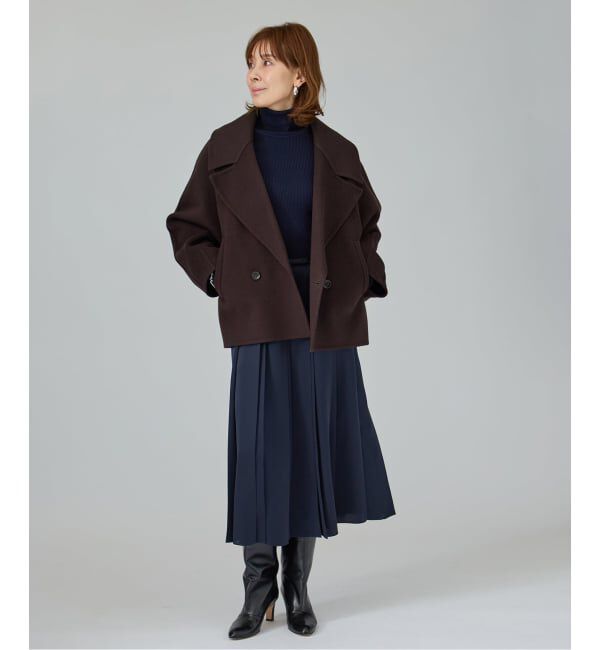 VERMEIL par iena「《予約》super120s ビッグショールリバーコート」|その他|